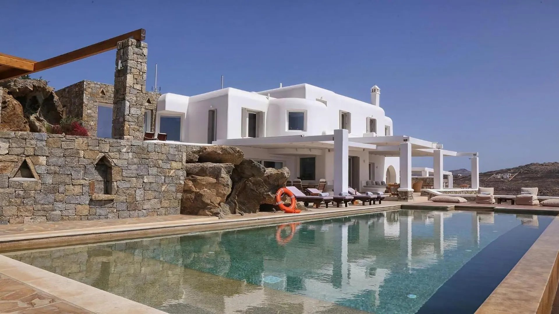 Gorgeous Mykonos Villa 12 Bedrooms Villa Nova Light Private Pool Panoramic Sea Views Elia Elia  Elia (Mykonos)