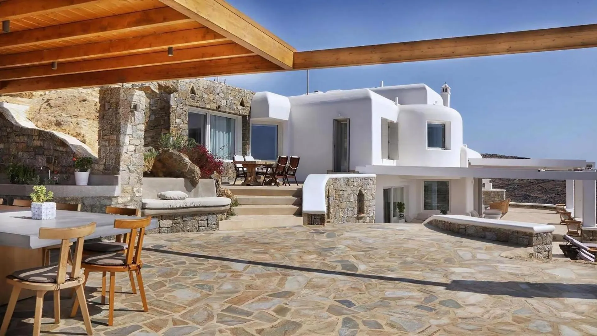 Gorgeous Mykonos Villa 12 Bedrooms Villa Nova Light Private Pool Panoramic Sea Views Elia Elia  Grekland
